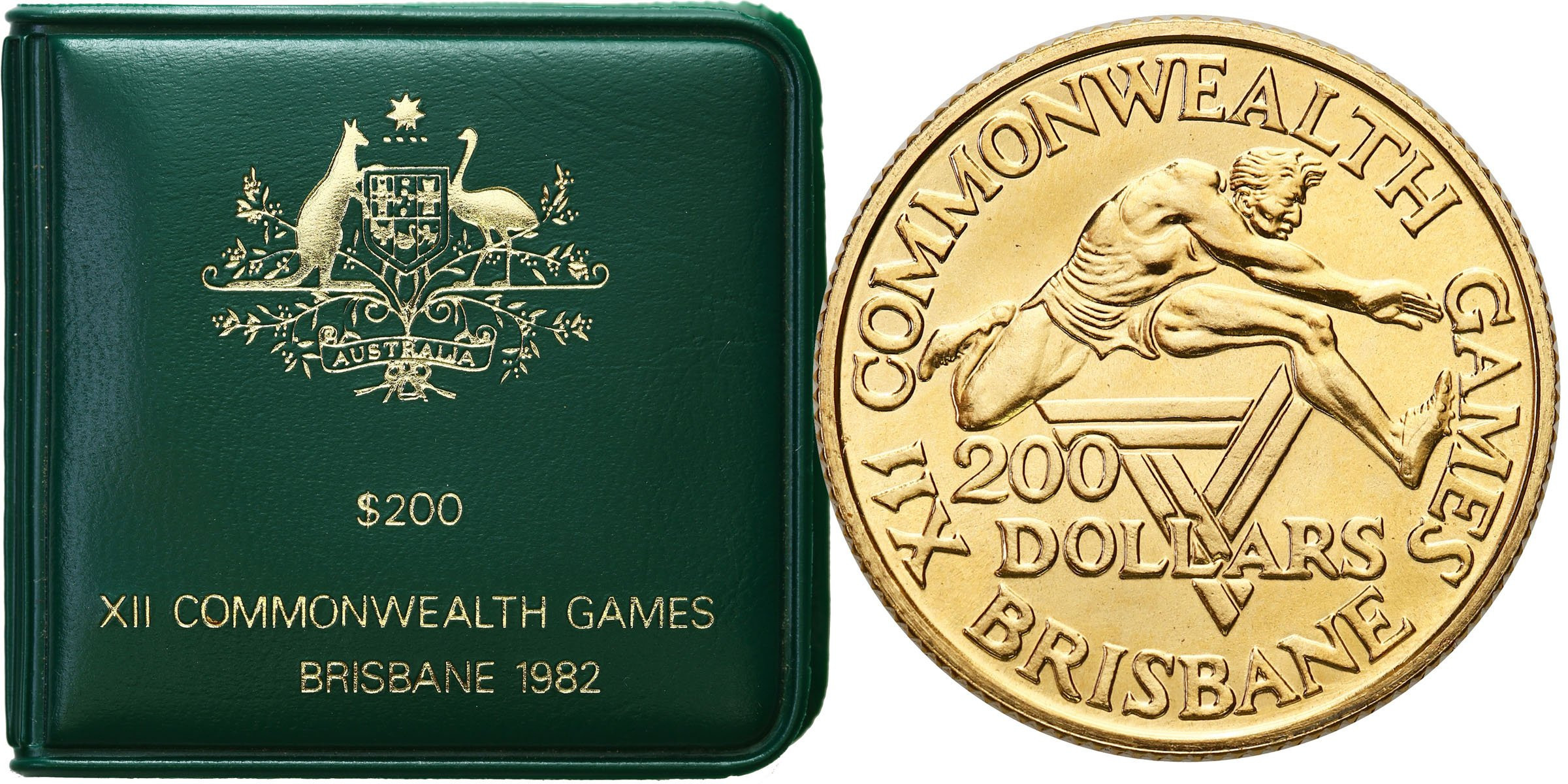 Australia Elżbieta II 200 Dolarów 1982 Zawody Sportowe